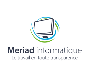 Logo MERIAD INFORMATIQUE, réparateur informatique à domicile.